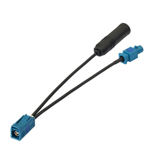 Car Antenna Splitter FM AM Radio Antenna Adapter Cable Fakra Z DIN 6 inch - Picture 5 of 9