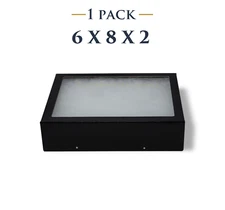 6 x 8 x 2 Riker Display Case Box for Collectibles Jewelry Arrowheads Fossil