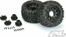 Trencher 2.8 Tires Raid Fr/Rr Adj Offset Wheels 12mm Hex Pro-Line PRO1170-10