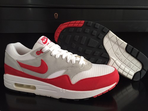 2009 NIKE MAX 1 Qs Retro Blanco AIR Sport Rojo Neutro Gris Negro 10.5 EUR  44.5 le | eBay