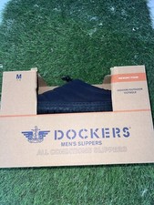 Dockers Men  s All Conditions Slippers Size M 7-8 Black Color Memory Foam