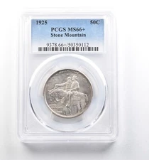 1925 Stone Mountain Commemorative Half Dollar MS66+ PCGS *5713