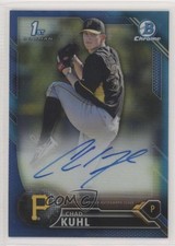 2016 Bowman Chrome Prospects Blue Refractor 114/150 Chad Kuhl #BCAP-CK Auto xi6