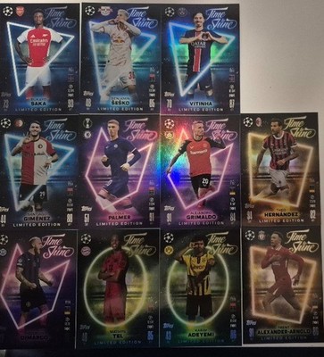 Topps Match Attax Champions League 2024-25 11x  Time to Shine