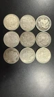Morgan Dollar Silver Coins Lot Of 9 All San Francisco