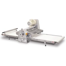 Omcan USA 42154 Countertop Reversible Dough Sheeter, 20-1/2" Rollers with Fol...
