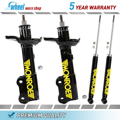 Monroe Front Struts & Rear Shocks  For 2015-2019 Hyundai Sonata  2.0L Turbo