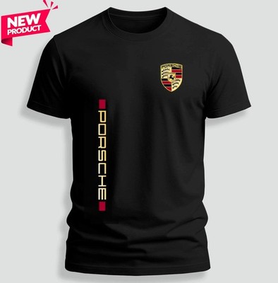 NEW Porsche Logo Badge Luxury Car T-Shirt Gifts - USA Size S-5XL