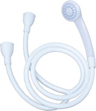 Blue Canyon Double Tap Shower Spray White – Push-on Fitting, 1.5m