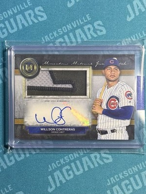 2020 Topps Museum Collection - Momentous Material Auto Willson Contreras Gold /5