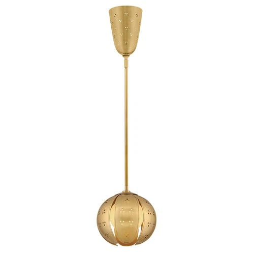 Fredrick Ramond FR46967-LL Anthos 2 Light 9"W LED Mini Pendant - Brass - Picture 2 of 2