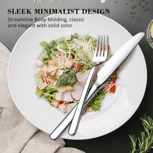 Silverware Set, 20 Piece Flatware Cutlery Set for 4, 18/10 Stainless Steel Si... - Picture 3 of 6