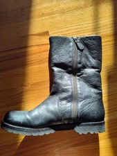 Gentle Souls Black Leather Boots By Garnet Hill Retail $295