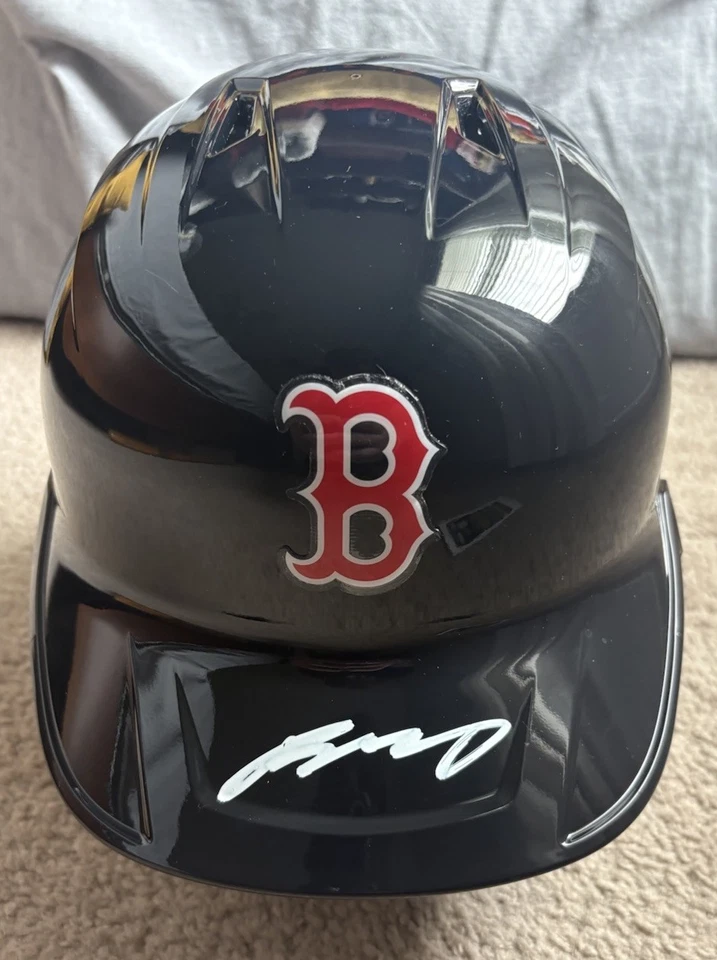 Roman Anthony Signed Autograph Boston Red Sox FULL SIZE Helmet Rawlings JSA COA - Image 2 of 4