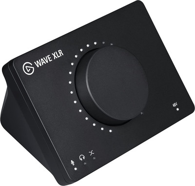 Wave XLR Audio Mixer with 75dB Preamp, USB-C, 48V Phantom Power