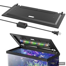 Aquarium Hoods lid with light LED Hood Colored Lights Fits 24 Framed Aquariums