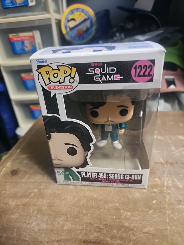 Funko Pop Squid Game Player 456 Seong Gi-Hun #1222 Vinyl Figure