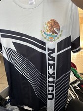 Mexico Tshirt  Black White Men's Fan Apparel National Team Colors