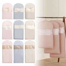 Space Saving Hanging Garment Bag with Self Compression Zipper DY