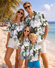Family Matching Hawaiian Shirt Set