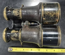 Antique Binoculars - Marque Iris de Paris - Nautique Marine Vintage Binoculars 