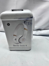 Beats Solo 4 Bluetooth Wireless On-Ear Headphones -White/Gold Open Box