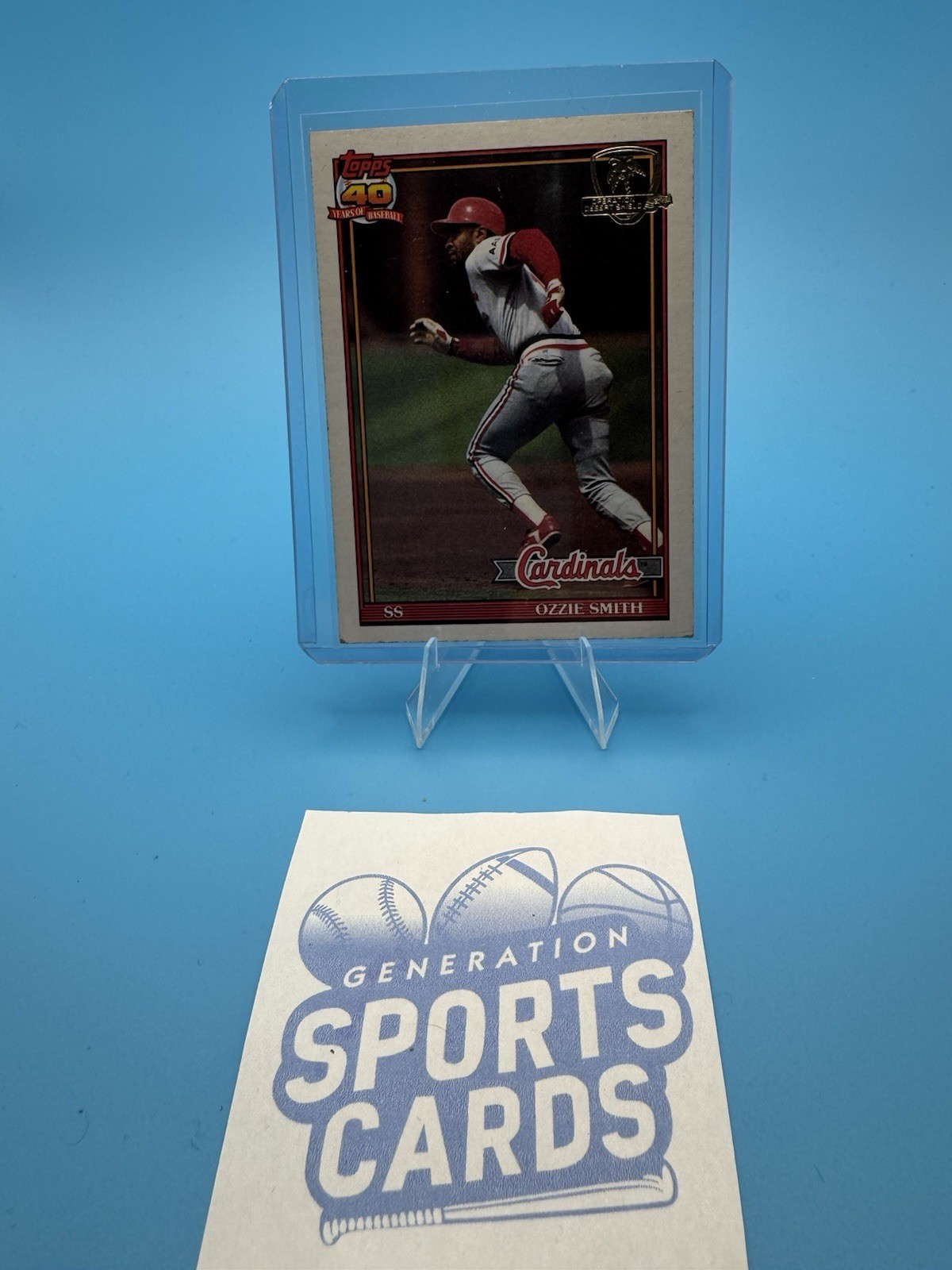 1991 Topps - Ozzie Smith #130 Operation Desert Shield