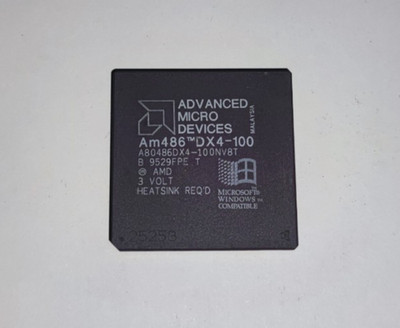 AMD 486 DX4-100 CPU  Goldcap  Goldpins funktionsfähig getestet
