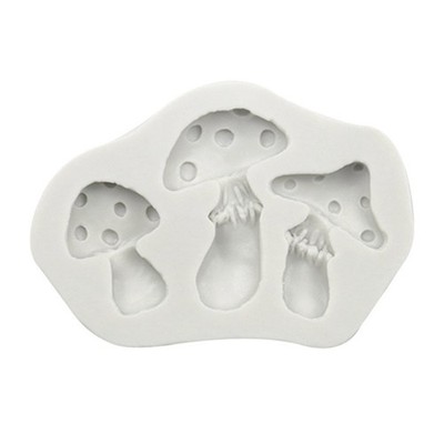 Mushroom Cake Mold Vegetable Fudge Candy Mold Chocolate Ice Block Dessert Decor
