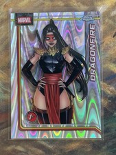 2026 Topps Chrome Marvel Comics Dragonfire RayWave Refractor #33
