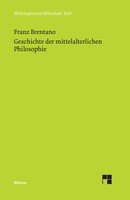 Franz Brentano | Geschichte Der Mittelalterlichen Philosophie Im Christlichen...
