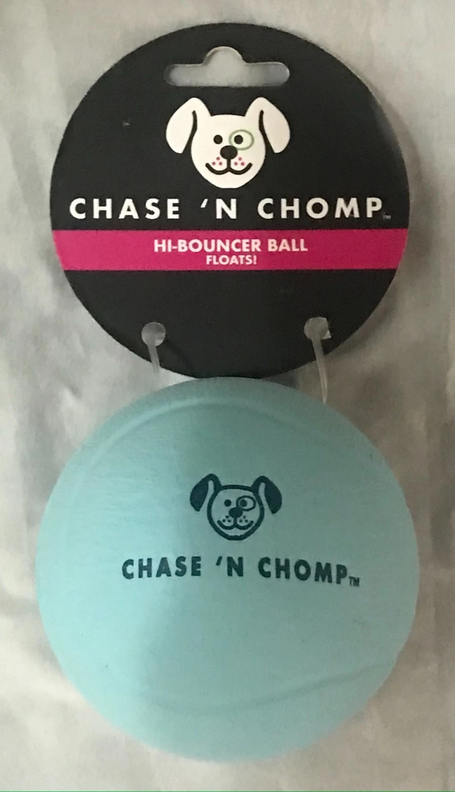 Chase 'n Chomp ~ Hi-Bouncer Ball - Toy for Pets - Floats 2.5". Non-toxic