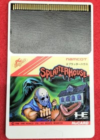 NAMCOT PC Engine HUCARD Soft Splatter House Used