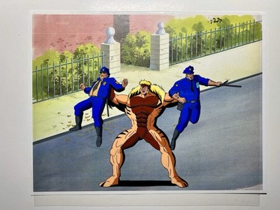 Original X-Men Animated Series Production Cel - SABRETOOTH  - Marvel 1990s