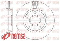 2X Bremsscheibe Remsa 6581.10 2 Bremsscheiben