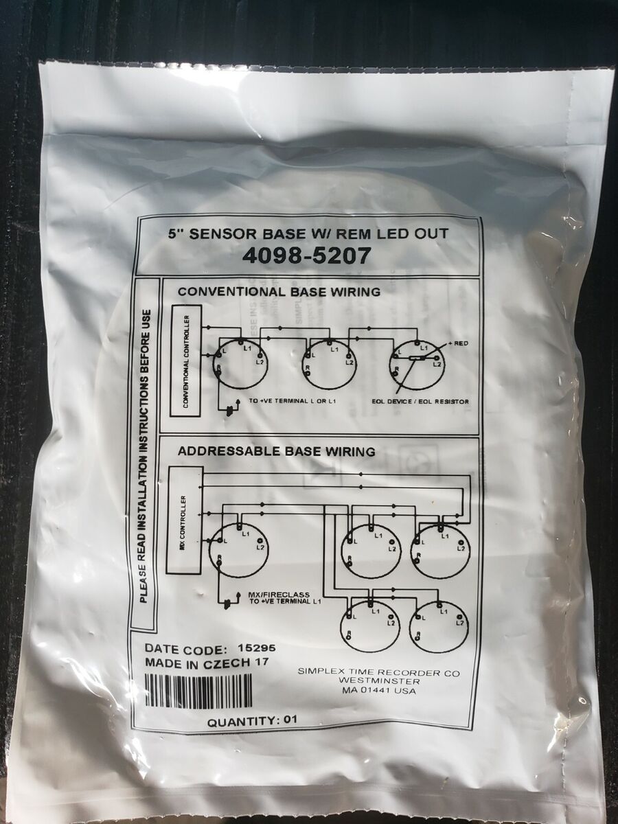 Simplex 4098-5202 MX Digital Loop Photo Sensor | eBay Simplex 4098-5202 MX Digital Loop Photo Sensor | eBay