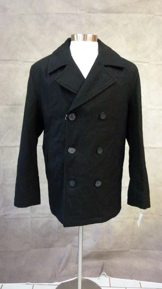 Marc New York by Andrew Marc Men's Wool Blend Double Breasted Peacoat Size M - Image 2 of 4