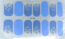 Color Gel  Nail Polish Strips .  ZJ109.  Read Description Below