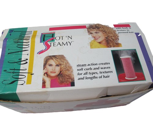 Hot Roller Set Windmere Gentle Curls 24 Red Rollers Vintage  display picture 3