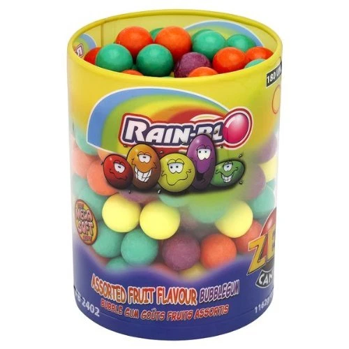 Rain-Blo Fruity tasting Large Bubble Gum: 20 Pieces To 180 Full Tub Halal - Picture 7 of 7