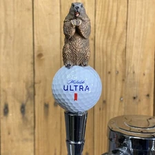 Caddyshack Mini Beer Tap Handle Gopher Michelob ULTRA Golf Short 4.5 inch