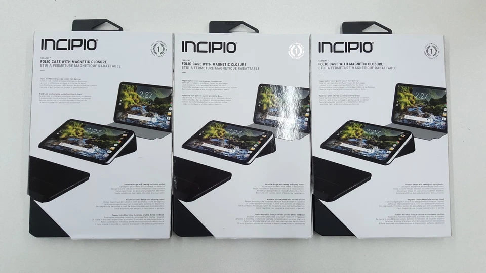 Lot of Incipio Faraday Case Magnetic Closure Ellipsis 10 HD Black x3 x5 x10 - Image 2 of 4