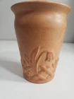 Vintage 1930 Weller Pottery Arts & Craft Terracotta 4.5" Diameter 6" Tall Vase
