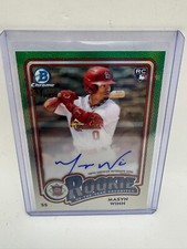 2024 Bowman Chrome Masyn Winn RC Auto /150 Rookie of the Year Favorites STL SP