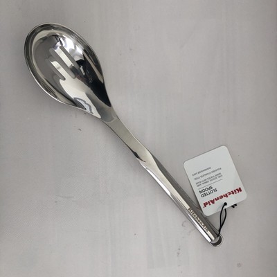New KitchenAid Heavy Luxury Stainless Steel Silicone 13 Inch Slotted Spoon