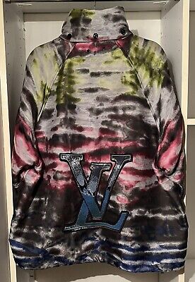 Louis Vuitton Virgil Abloh SS19 Patch Graphic Windbreaker Jacket Oz Size US  38 M