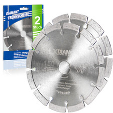 LXDIAMOND Diamant-Trennscheibe 150mm Beton pas für Bosch GNF 35 CA Mauernutfräse