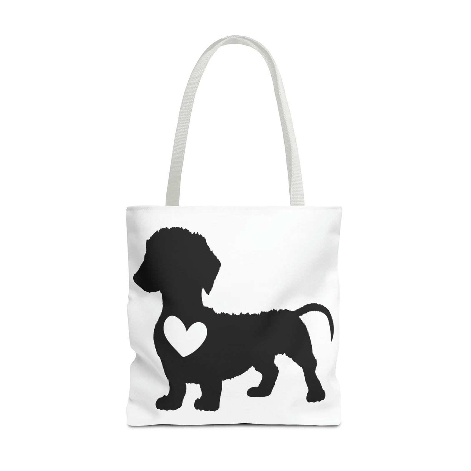 Dachshund Dog with a Heart Tote Bag (AOP)