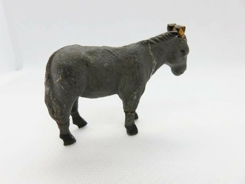Ancien Santon Devineau Bœuf Floqué Taille 4 Nantes Crèche