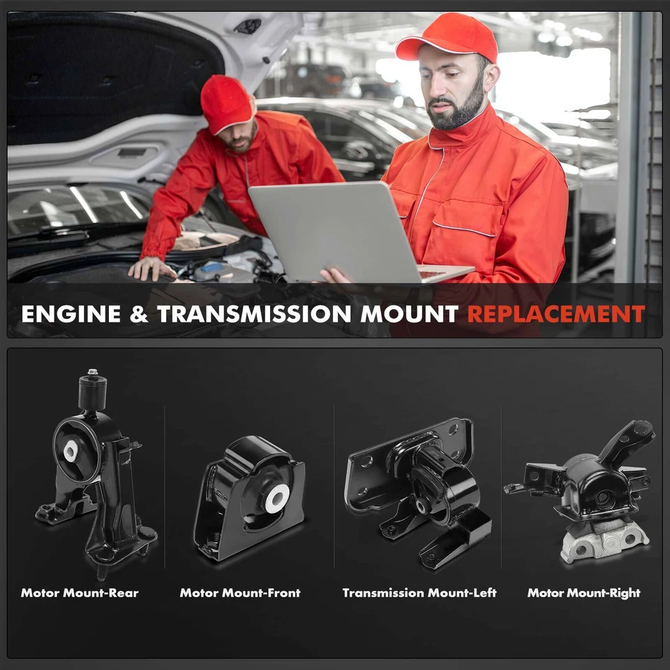 4x Montaje de motor y transmisión para Scion xB 2008-2015 L4 2,4 L transmisión automática Foto 2 de 4